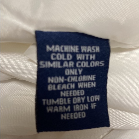 Chaps Ladies White Linen/fully lined cuffed slacks size 29” - Picture 10 of 12